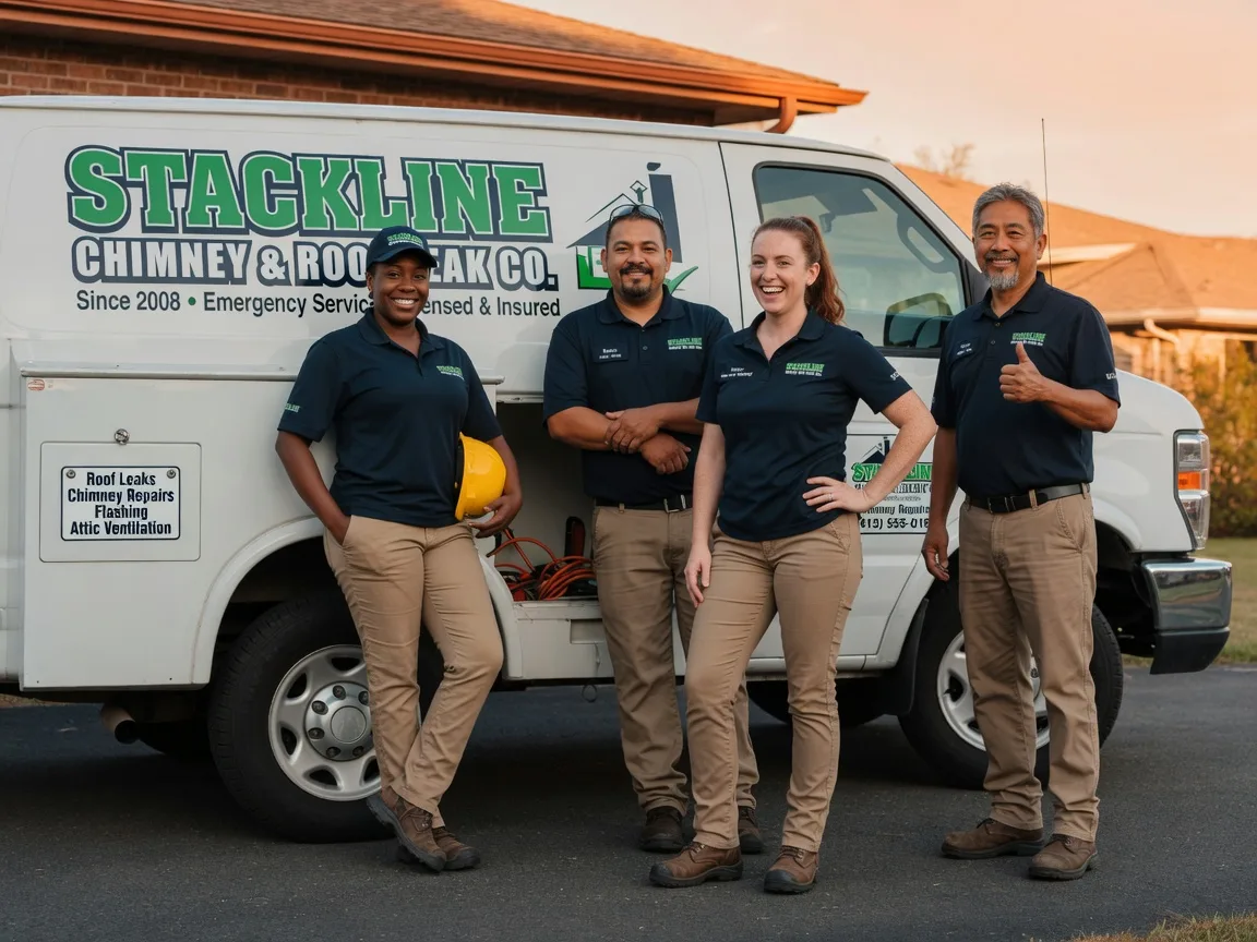 Chimney flashing repair company in Urbana, IL
